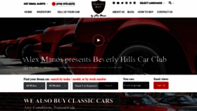 What Beverlyhillscarclub.com website looked like in 2022 (2 years ago)