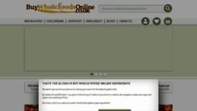 What Buywholefoodsonline.co.uk website looked like in 2022 (2 years ago)