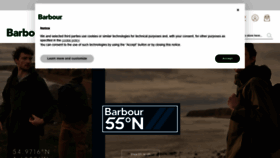What Barbour.com website looked like in 2022 (2 years ago)
