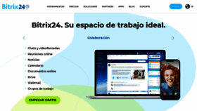 What Bitrix24.es website looked like in 2022 (2 years ago)