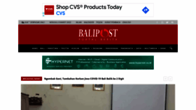 What Balipost.com website looked like in 2022 (2 years ago)