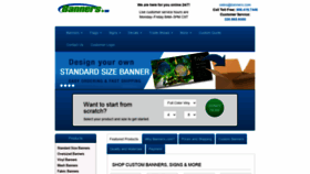 What Banners.com website looked like in 2022 (2 years ago)