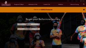 What Bellarmine.edu website looked like in 2022 (2 years ago)