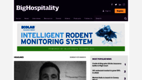 What Bighospitality.co.uk website looked like in 2022 (2 years ago)