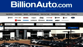 What Billionauto.com website looked like in 2022 (2 years ago)