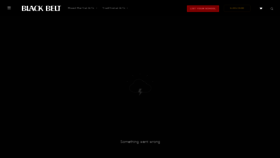 What Blackbeltmag.com website looked like in 2022 (2 years ago)