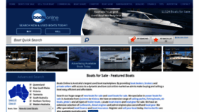What Boatsonline.com.au website looked like in 2022 (2 years ago)