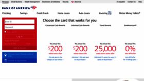 What Bankofamerica.com website looked like in 2022 (2 years ago)