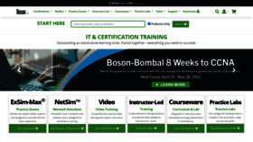 What Boson.com website looked like in 2022 (2 years ago)