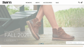 What Bornshoes.com website looked like in 2022 (2 years ago)