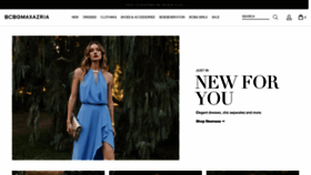 What Bcbg.com website looked like in 2022 (2 years ago)