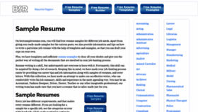What Bestsampleresume.com website looked like in 2022 (2 years ago)