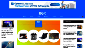 What Bgr.com website looked like in 2022 (2 years ago)