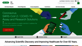 What Bio-rad.com website looked like in 2022 (2 years ago)