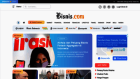 What Bisnis.com website looked like in 2022 (2 years ago)