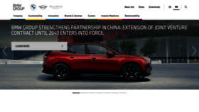What Bmwgroup.com website looked like in 2022 (2 years ago)