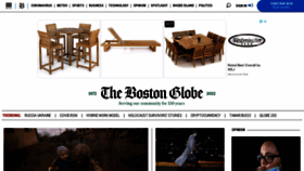 What Bostonglobe.com website looked like in 2022 (2 years ago)