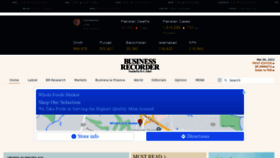 What Brecorder.com website looked like in 2022 (3 years ago)