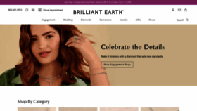 What Brilliantearth.com website looked like in 2022 (2 years ago)