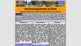 What Berliner-verkehrsseiten.de website looked like in 2022 (2 years ago)