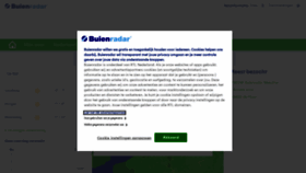 What Buienradar.nl website looked like in 2022 (2 years ago)