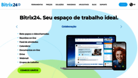 What Bitrix24.com.br website looked like in 2022 (2 years ago)