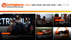 What Beritajakarta.id website looked like in 2022 (2 years ago)
