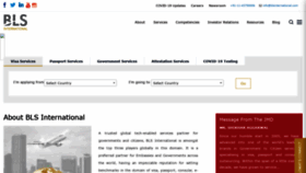What Blsinternational.com website looked like in 2022 (2 years ago)