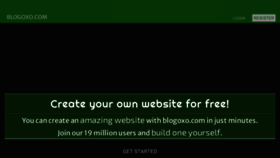 What Blogoxo.com website looked like in 2022 (2 years ago)
