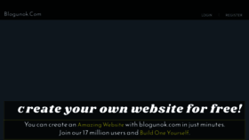 What Blogunok.com website looked like in 2022 (2 years ago)