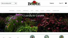 What Burpee.com website looked like in 2022 (2 years ago)