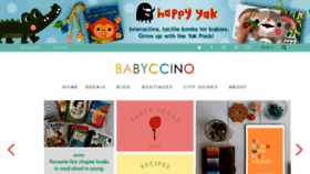 What Babyccinokids.com website looked like in 2022 (2 years ago)
