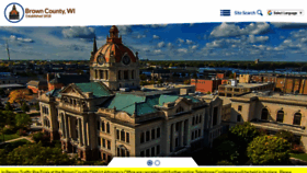 What Browncountywi.gov website looked like in 2022 (2 years ago)