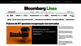 What Bloomberglinea.com.br website looked like in 2022 (4 years ago)