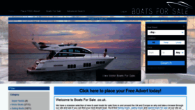 What Boatsforsale.co.uk website looked like in 2022 (2 years ago)