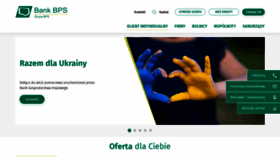 What Bankbps.pl website looked like in 2022 (2 years ago)