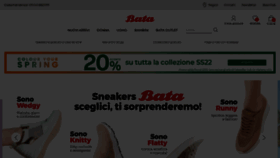 What Bata.it website looked like in 2022 (2 years ago)