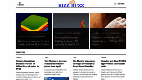 What Bizzbuzz.news website looked like in 2022 (2 years ago)