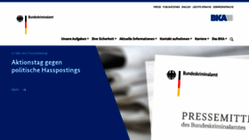 What Bka.de website looked like in 2022 (3 years ago)