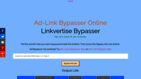 What Bypasser.online website looked like in 2022 (2 years ago)