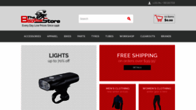 What Bicyclestore.com.au website looked like in 2022 (2 years ago)
