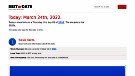 What Bestofdate.com website looked like in 2022 (2 years ago)