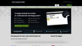 What Bokningshotellet.se website looked like in 2022 (2 years ago)