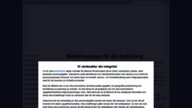 What Bokforingstips.se website looked like in 2022 (2 years ago)