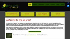 What Buildwellsource.org website looked like in 2022 (3 years ago)