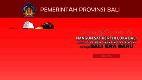 What Baliprov.go.id website looked like in 2022 (2 years ago)