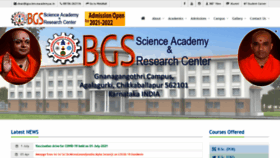 What Bgsscienceacademy.ac.in website looked like in 2022 (2 years ago)