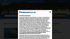 What Bodenseeferien.de website looked like in 2022 (2 years ago)