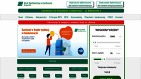 What Bszambrow.pl website looked like in 2022 (2 years ago)