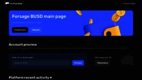 What Busd.forsage.io website looked like in 2022 (2 years ago)